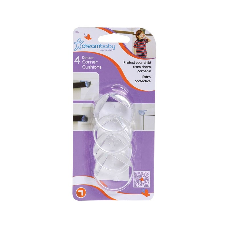 Dream Baby Infant Wear Dreambaby - Deluxe Corner Cushions 4 Packs - G836 - Image 2